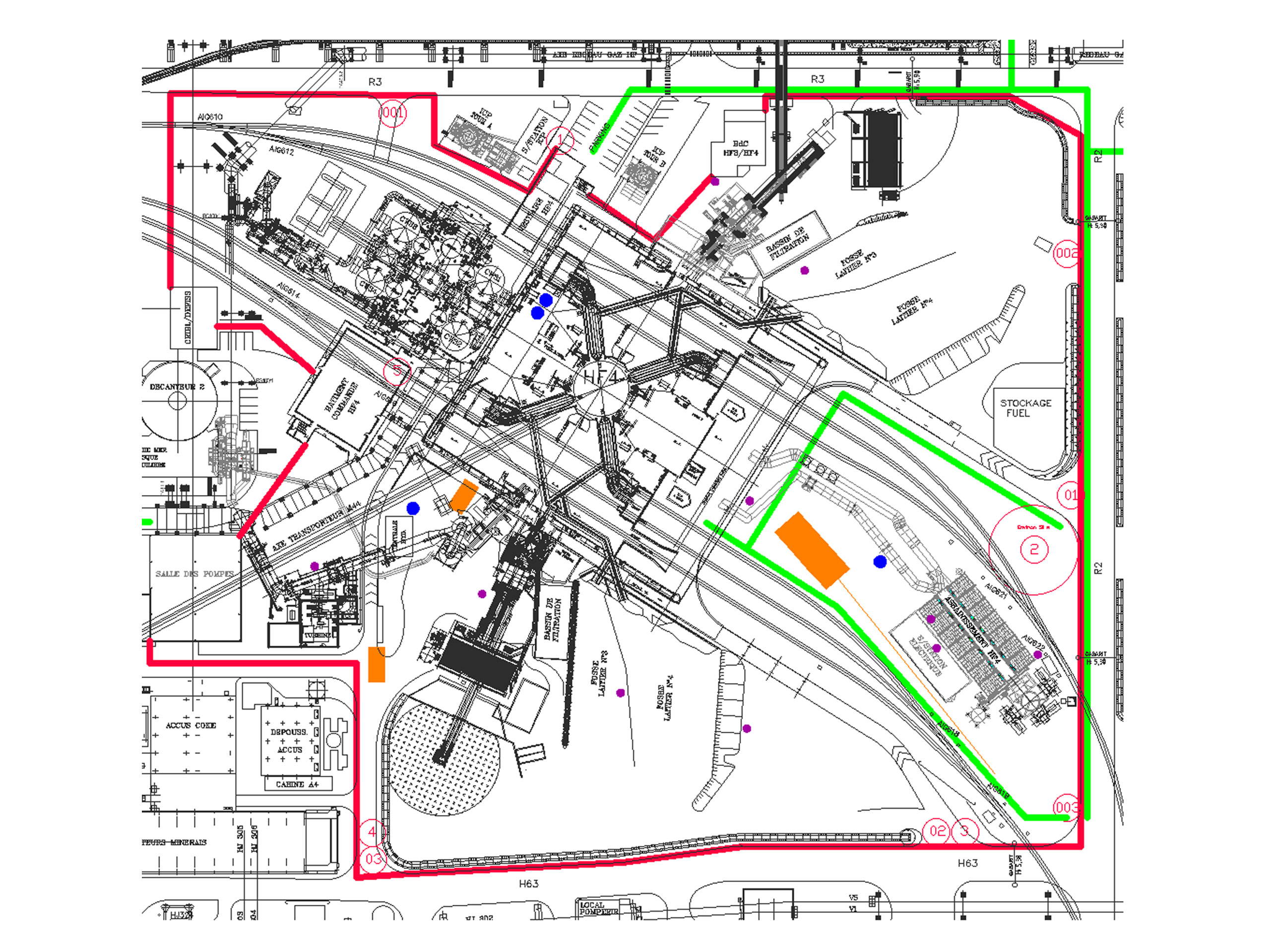 Plan barrières arcelor